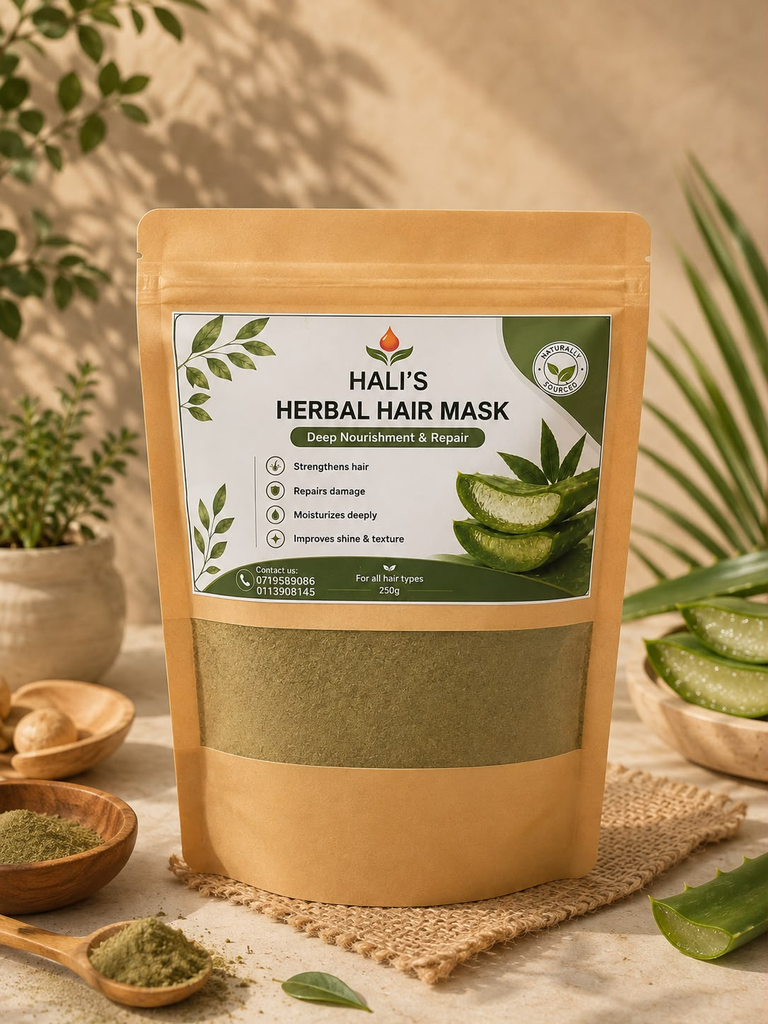hali's herbal hair mask